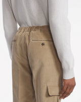 PANTALON ELLYS EN VELOURS CÔTELé BEIGE MOYEN