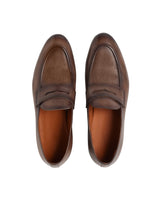 Mocassin en cuir FELIPE noisette