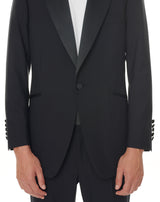 Black pointed collar BLACKICE tuxedo