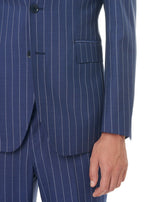 Costume col pointe CAPRIO super 120s à rayures tennis