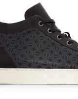 Sneakers en cuir montante imprimée logo ORTON2