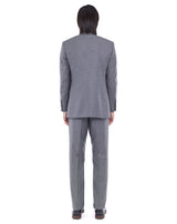 Costume croisé MONTGOMERY Gris Super 120S