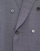 Costume croisé MONTGOMERY Gris Super 120S
