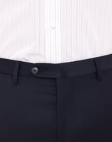 Pantalon ajusté ENCIO Marine Super 120S
