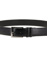 Ceinture cuir boucle 35mm BELLEVILLE noir