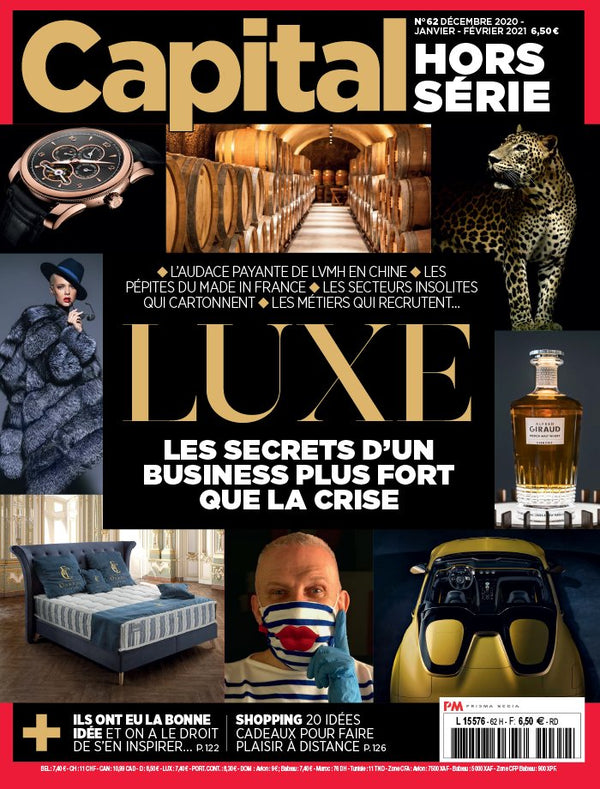 Parution dans Capital Hors Série Luxe N°62 - Décembre 2020