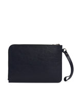 48H nylon and leather black bag HOLLING 