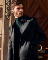 Norman jacket in blue, green and red tartan