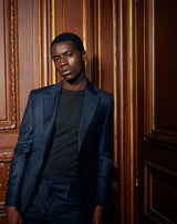 ELYSEE super 110'S green checked jacket