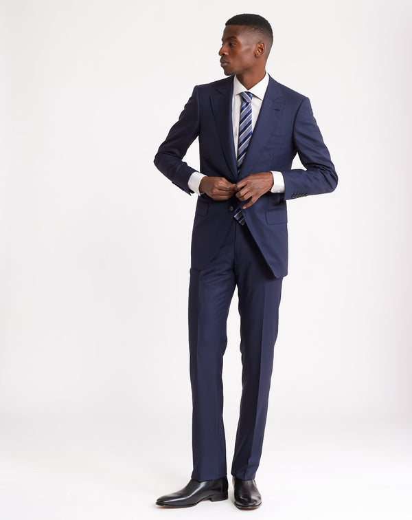 navy blue super 170s mentor costume