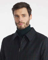 Norman jacket in blue, green and red tartan