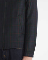 Norman jacket in blue, green and red tartan