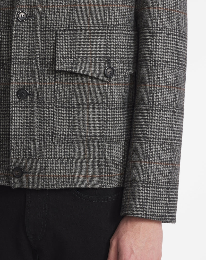 ANKO black prince of wales jacket