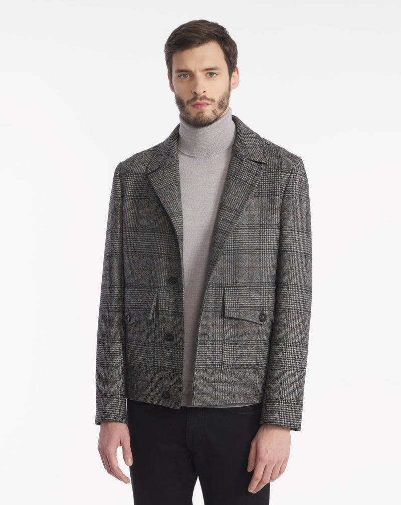 ANKO black prince of wales jacket