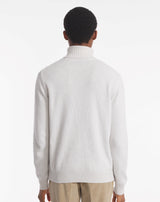 pebble gray marwan turtleneck sweater