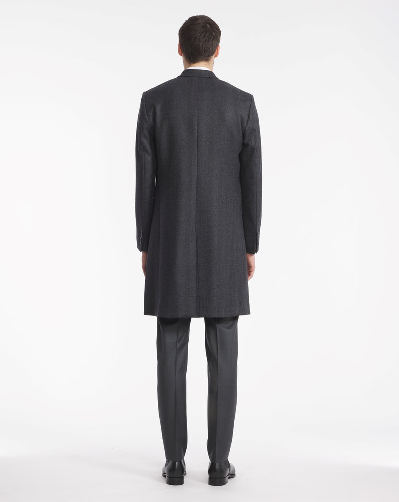 HARVEY BLUE GREY COAT