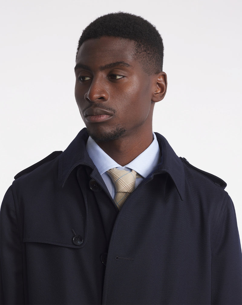 ALPHONSE midnight blue raincoat