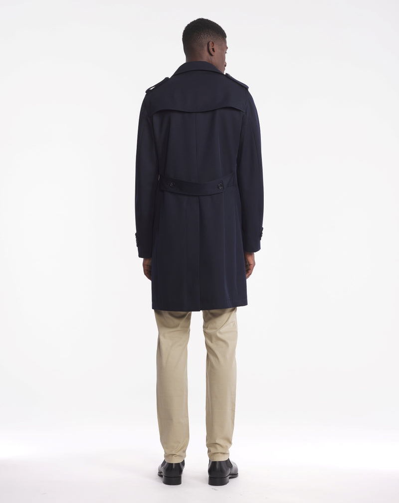 ALPHONSE midnight blue raincoat