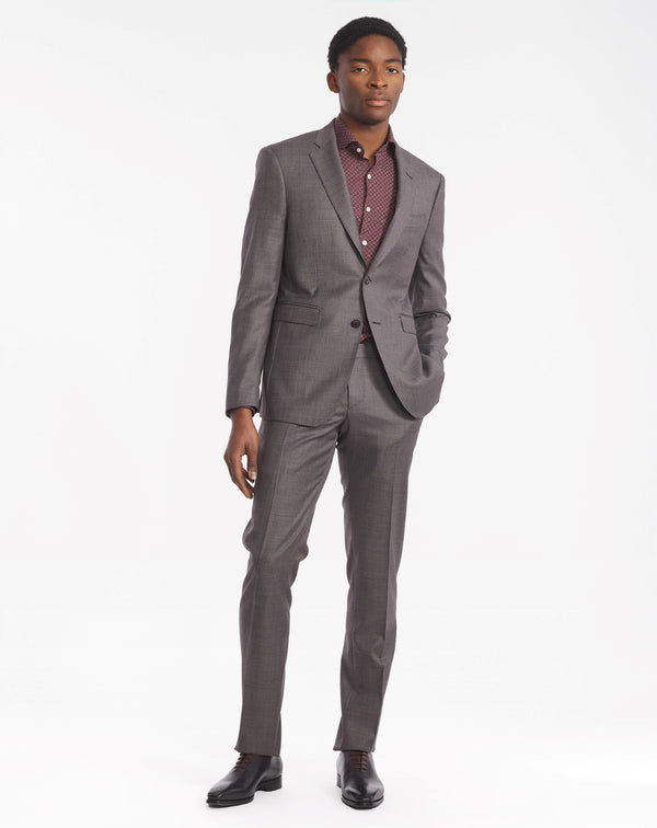 BROWN SUPER 110'S LONDON COSTUME