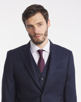 LONDON SUPER 120'S STRETCH SUIT MIDNIGHT BLUE