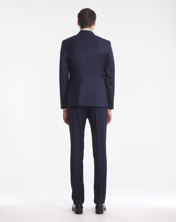 LONDON SUPER 120'S STRETCH SUIT MIDNIGHT BLUE