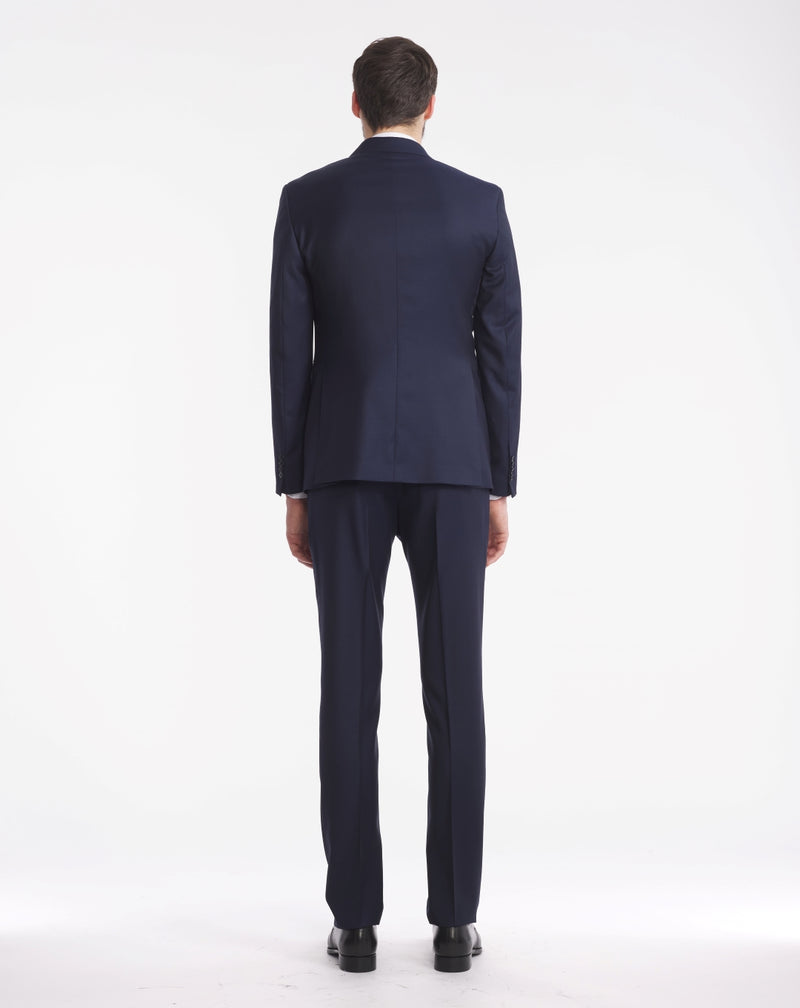 LONDON SUPER 120'S STRETCH SUIT MIDNIGHT BLUE