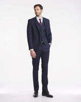 LONDON SUPER 120'S STRETCH SUIT MIDNIGHT BLUE