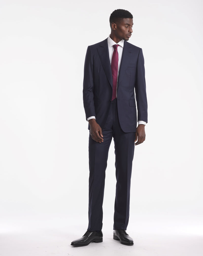 dark blue super 150s mentor costume