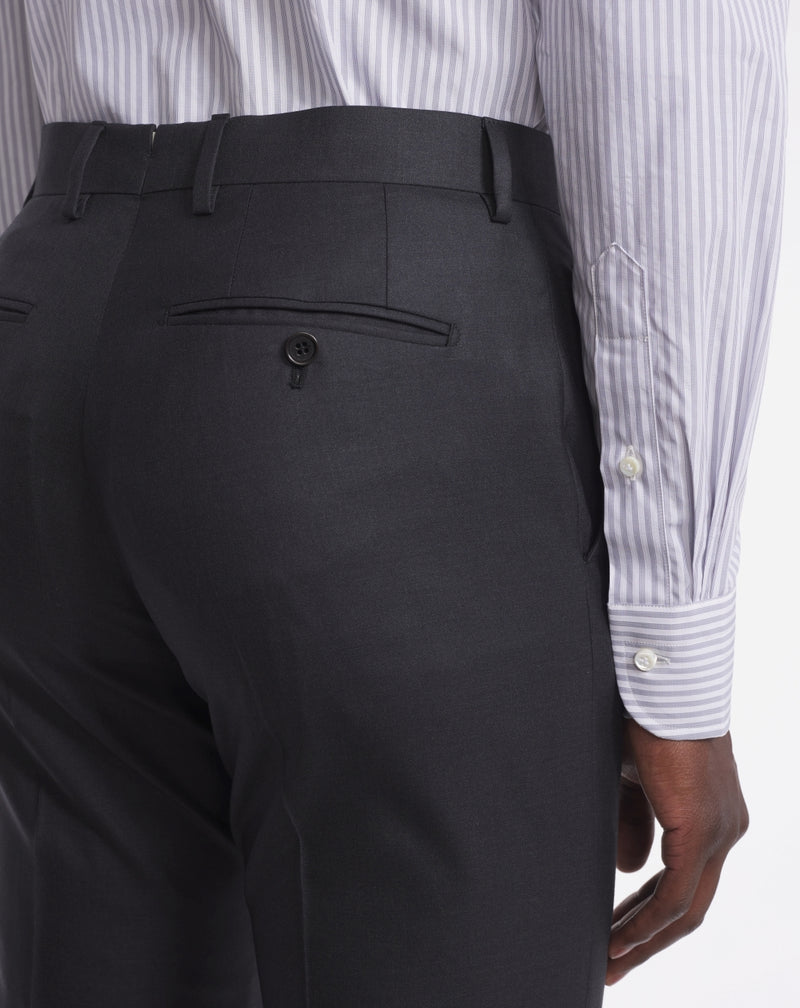 Caviar grey super 150s iconic suit MENTORE