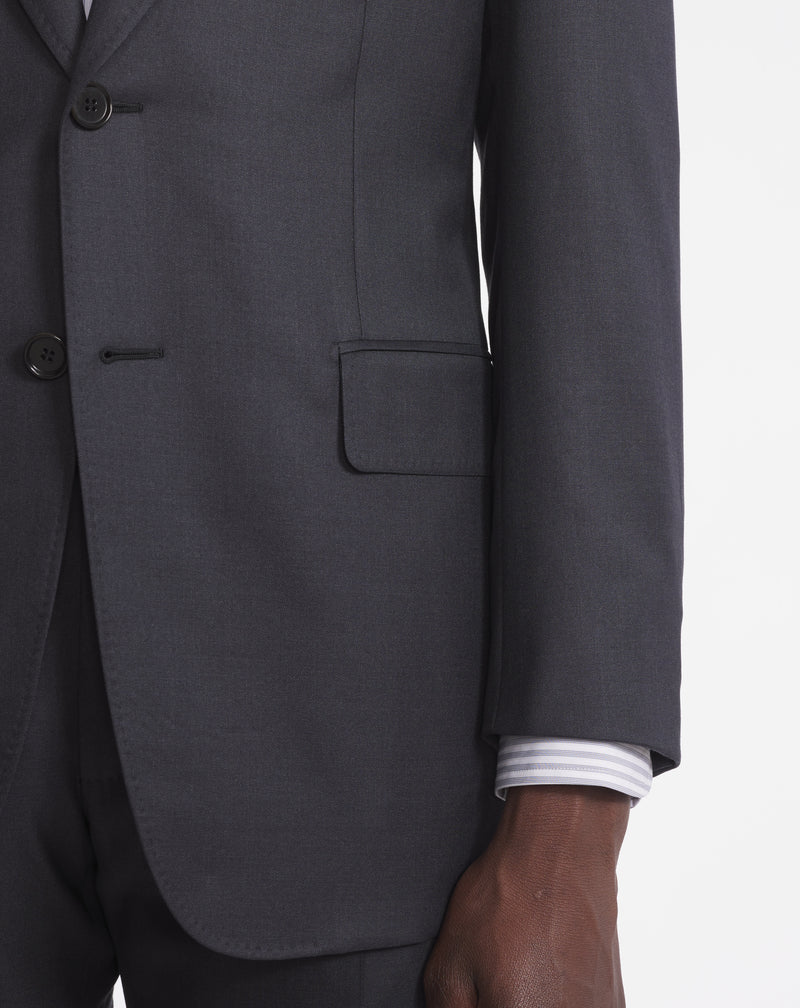Caviar grey super 150s iconic suit MENTORE