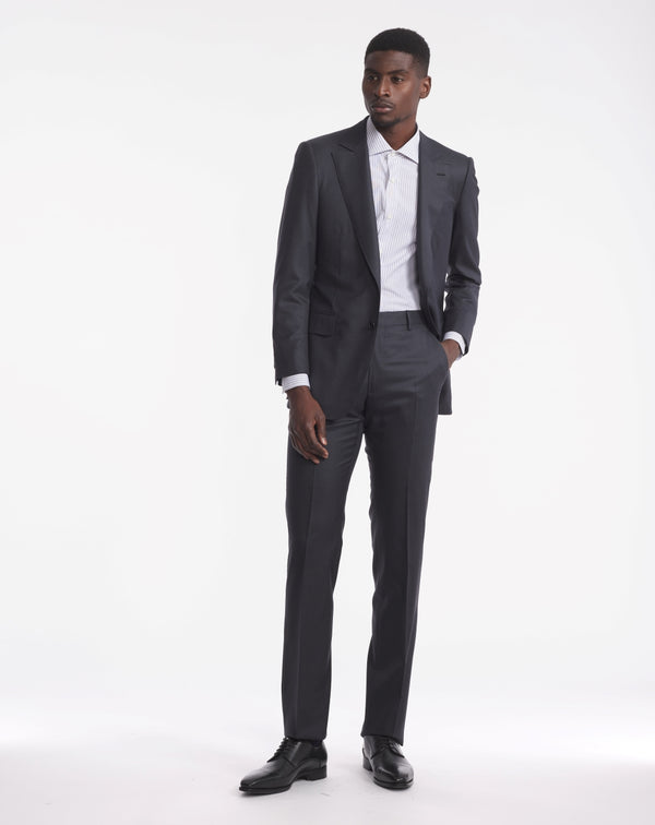 Caviar grey super 150s iconic suit MENTORE