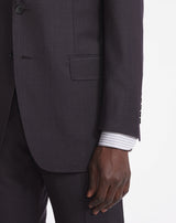 super 130s prince of wales plum mentor costume