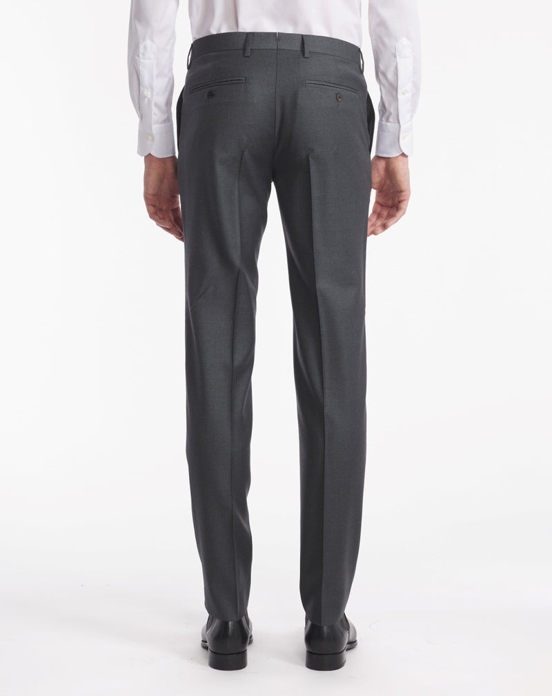 ENCIO SUPER 120'S TROUSERS dark gray