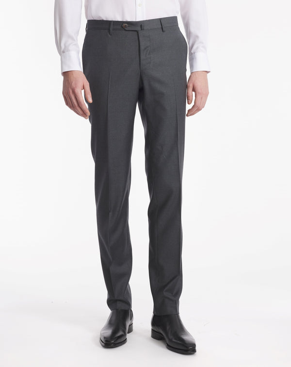 ENCIO SUPER 120'S TROUSERS dark gray