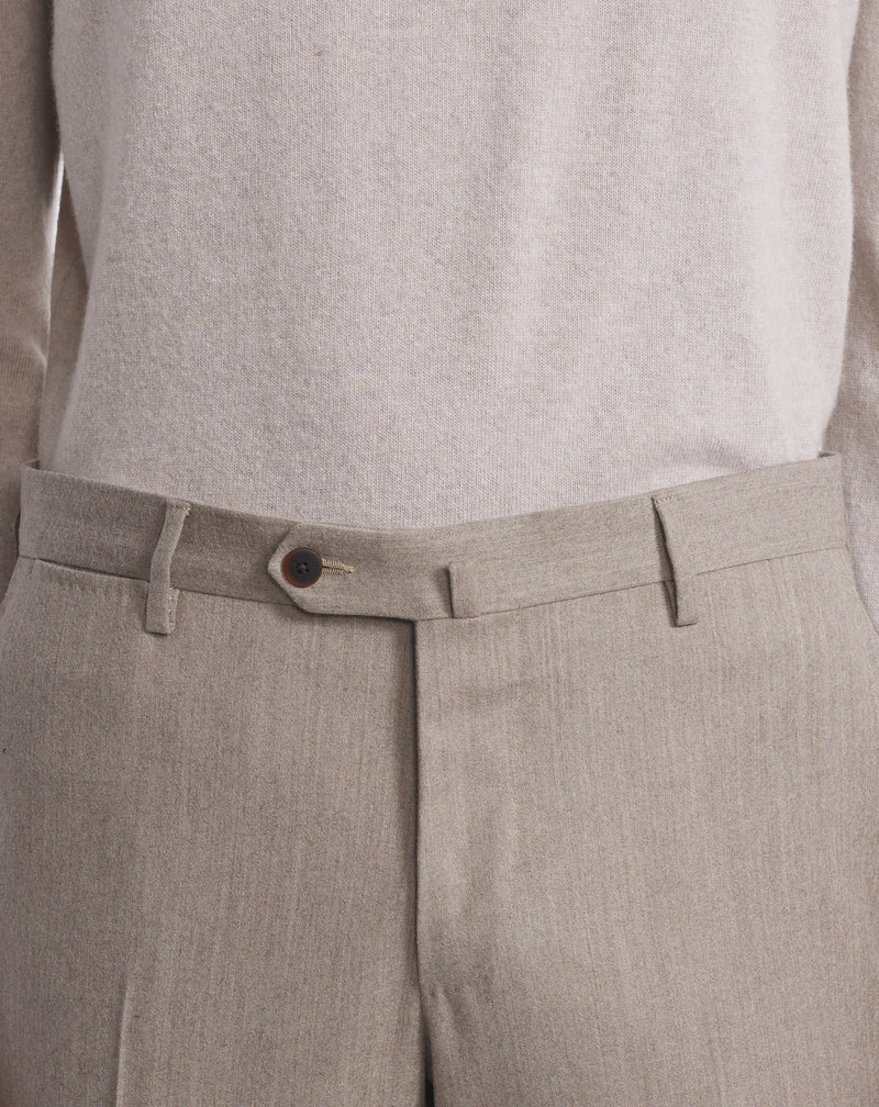 PANTALON DROIT ENCIO beige