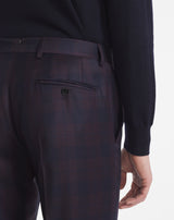 Classic grey wool flannel pants ENCIO