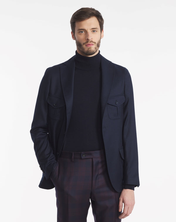 LAURENCE NIGHT BLUE SAHARIAN JACKET