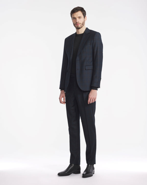 Elysee jacket in checked twill