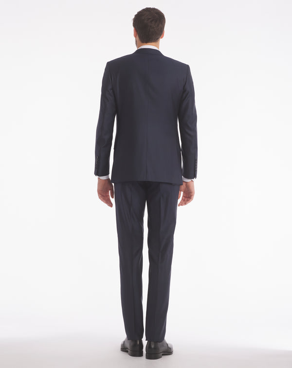 MORPHEO navy blue pinstripe suit
