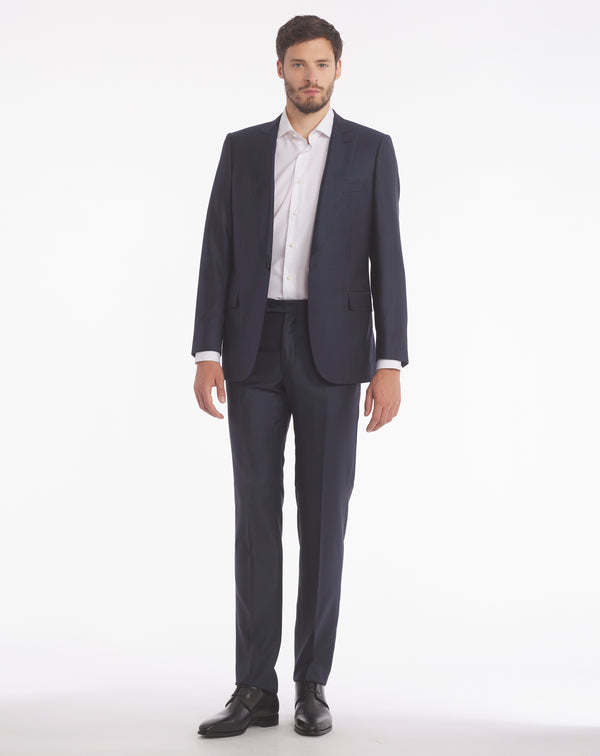 MORPHEO navy blue pinstripe suit