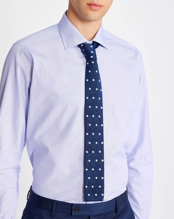 Graphite grey ANOR small patterned tie