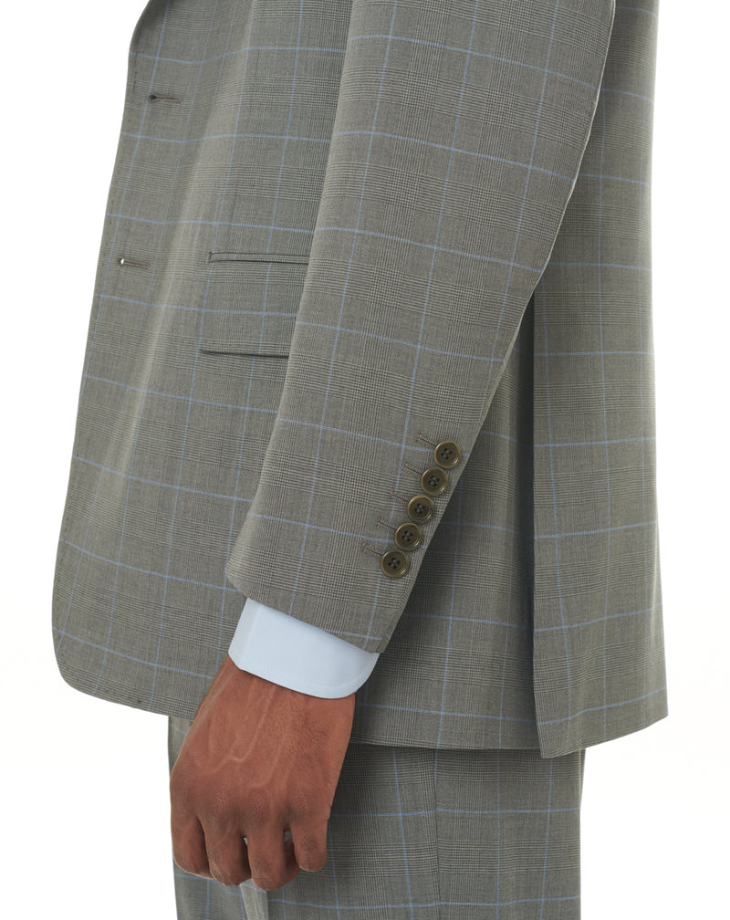 Iconic Super 150'S windowpane suit