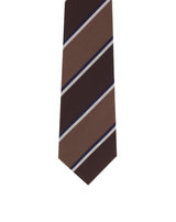 Brown ANGLET striped tie