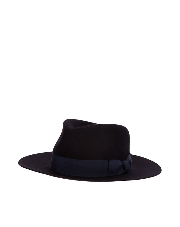 Navy CHANDOLIN felt hat