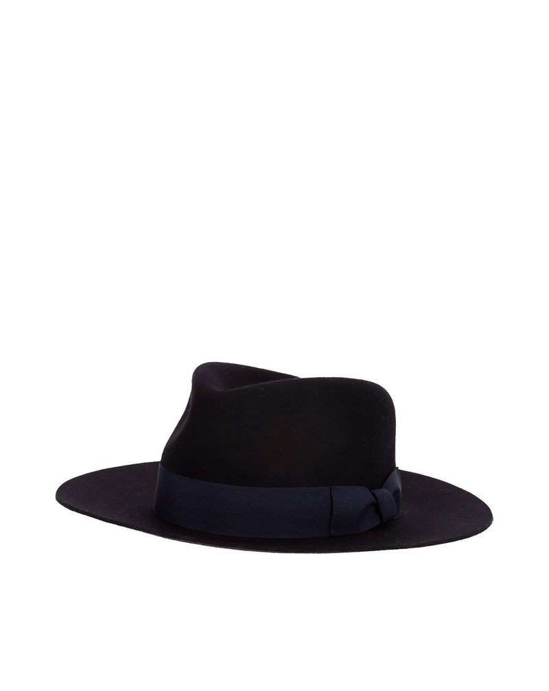 Navy CHANDOLIN felt hat