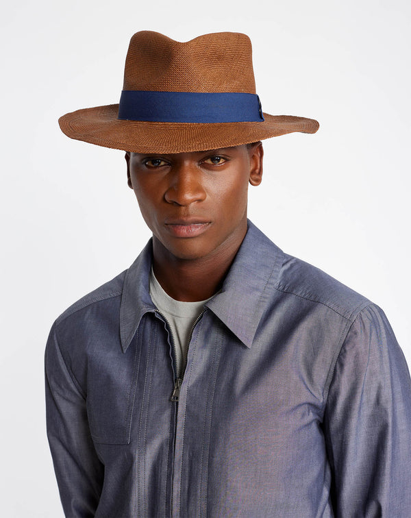 Navy CHANDOLIN felt hat
