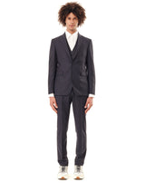 Navy/Burgundy LONDRES checkered suit vest 