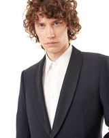 Night blue super 130s Dinner Jacket with a shawl collar BELLINO 