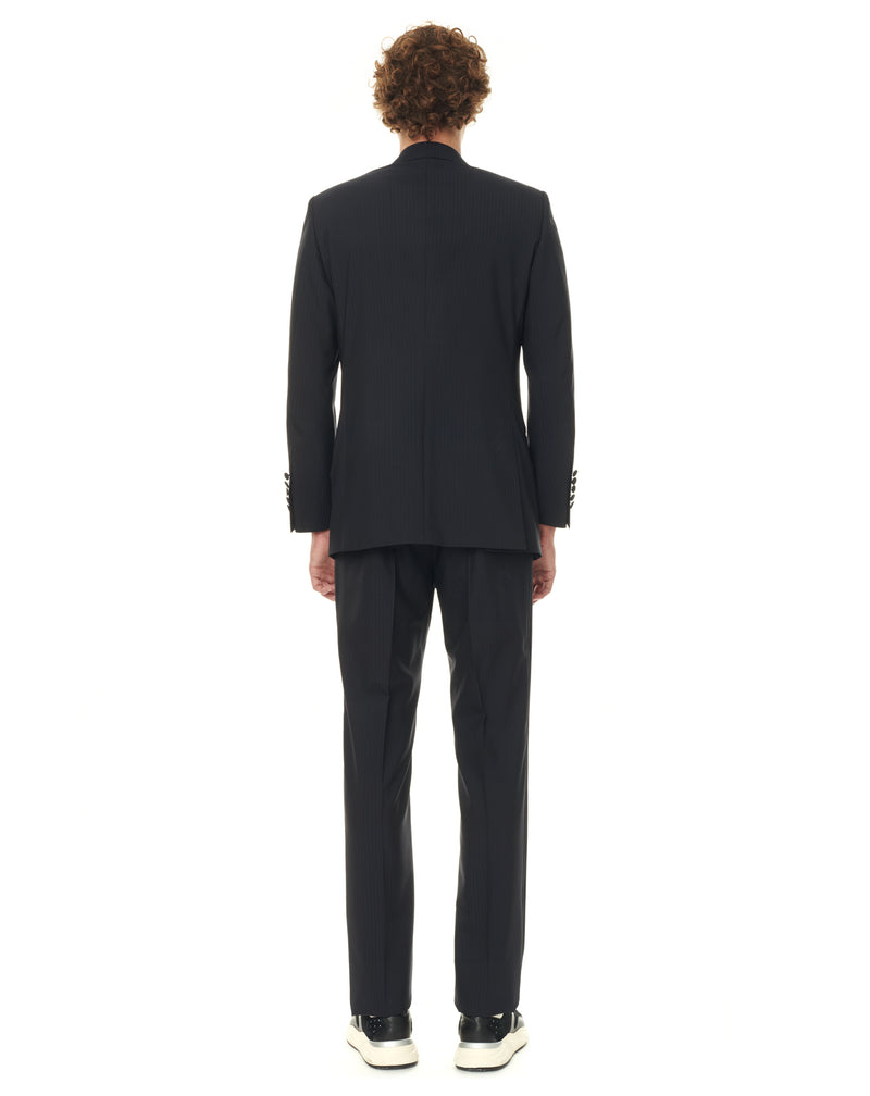 Black pointed collar BLACKICE tuxedo