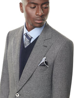 Formal shirt with white thin stripes FRANCOIS
